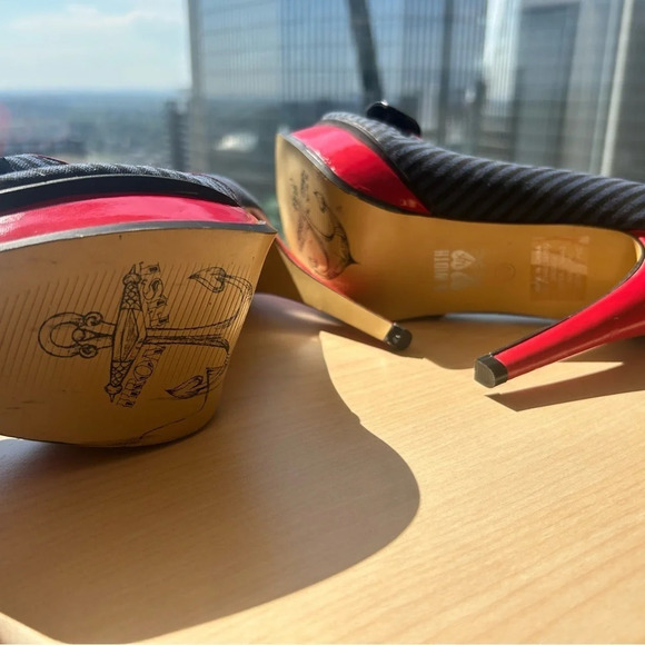 Iron Fist (Dolls Kill) great con size  9 9.5 (40) Euro nautical/sailor platforms - Picture 8 of 10